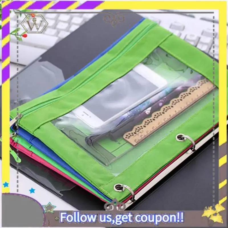 Nuevo Paquete de 14 bolsas para lápices con tiradores de cremallera, para la escuela, la oficina, estuche para lápices de 7 colores - imagen 5