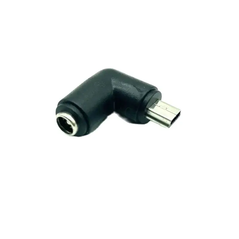 5V DC 5,5*2,1mm conector de alimentación USB tipo C-5.5mm * 2,1mm adaptador de conector de alimentación Mini USB DC doblado izquierdo - imagen 2
