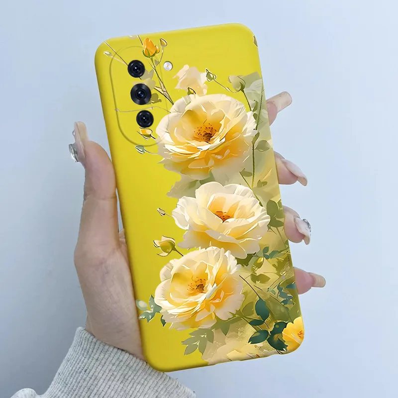 Para Huawei Nova 10 funda de teléfono Flower Girl nuevo diseño silicona suave TPU carcasa protectora trasera para Huawei Nova10 Pro 10Pro - imagen 3