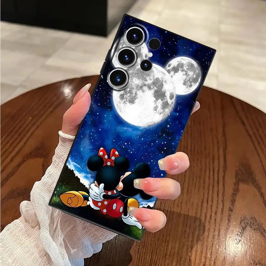 Funda trasera suave para teléfono Samsung Galaxy S9 S21 S25 + S25 Ultra S22 S24 Plus S23 FE S20 S24 + Mickey y Minnie - imagen 4