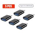 5PCS USB Black