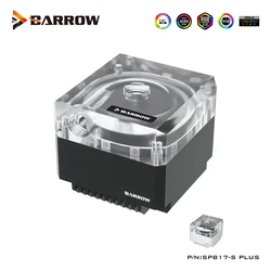 Bomba DDC Silenciosa PWM Refrigeración Líquida Acrílica Negra SPB17-S PLUS