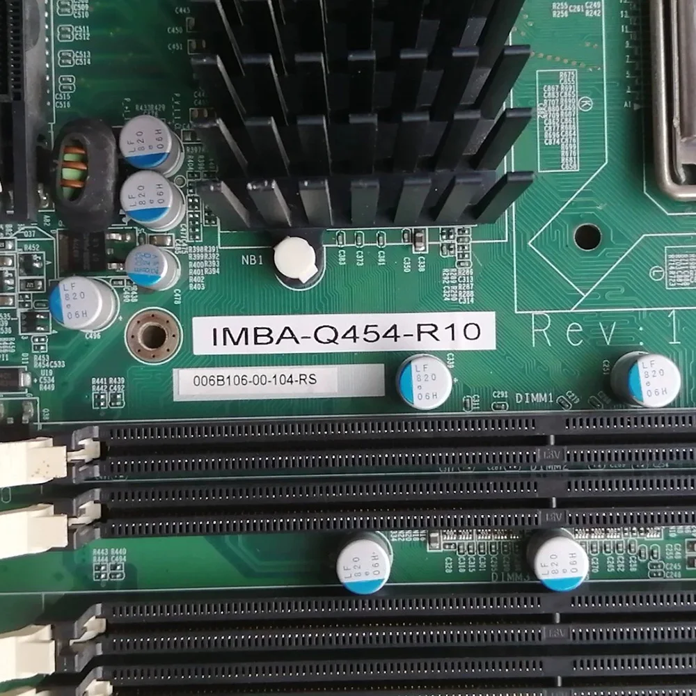 Placa base para equipo de ordenador Industrial IEI, IMBA-Q454-R10, Rev: 1,0 - imagen 3