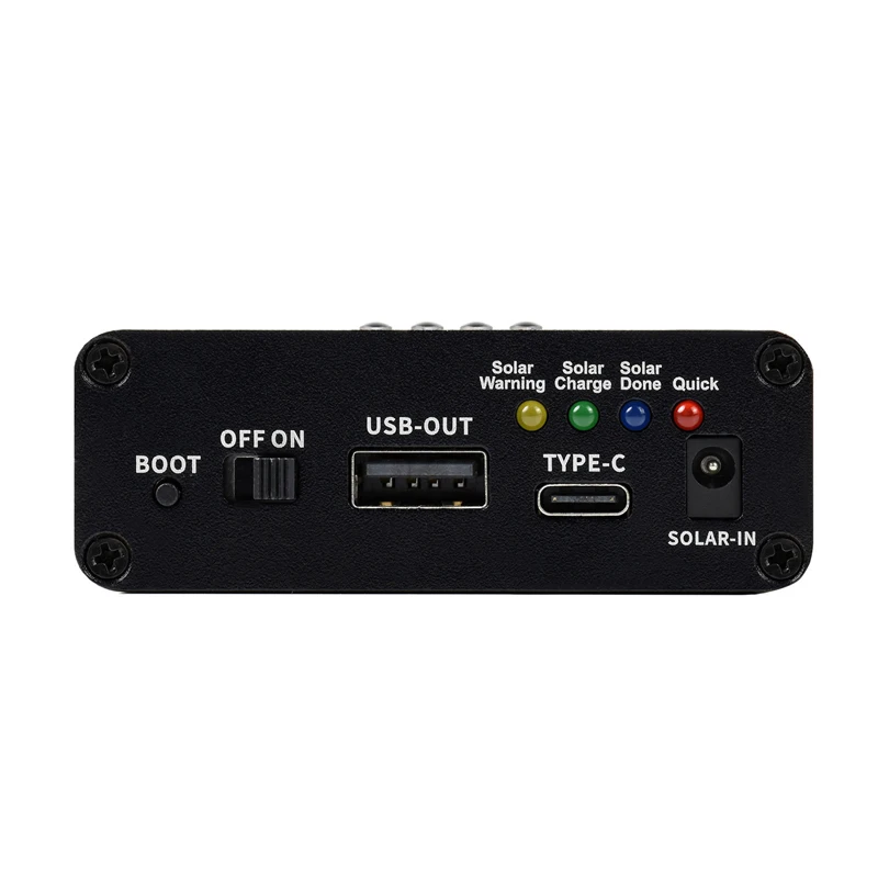 El administrador de energía solar (C) admite 3 baterías 18650 (no incluidas) Circuitos de protección múltiple - imagen 4