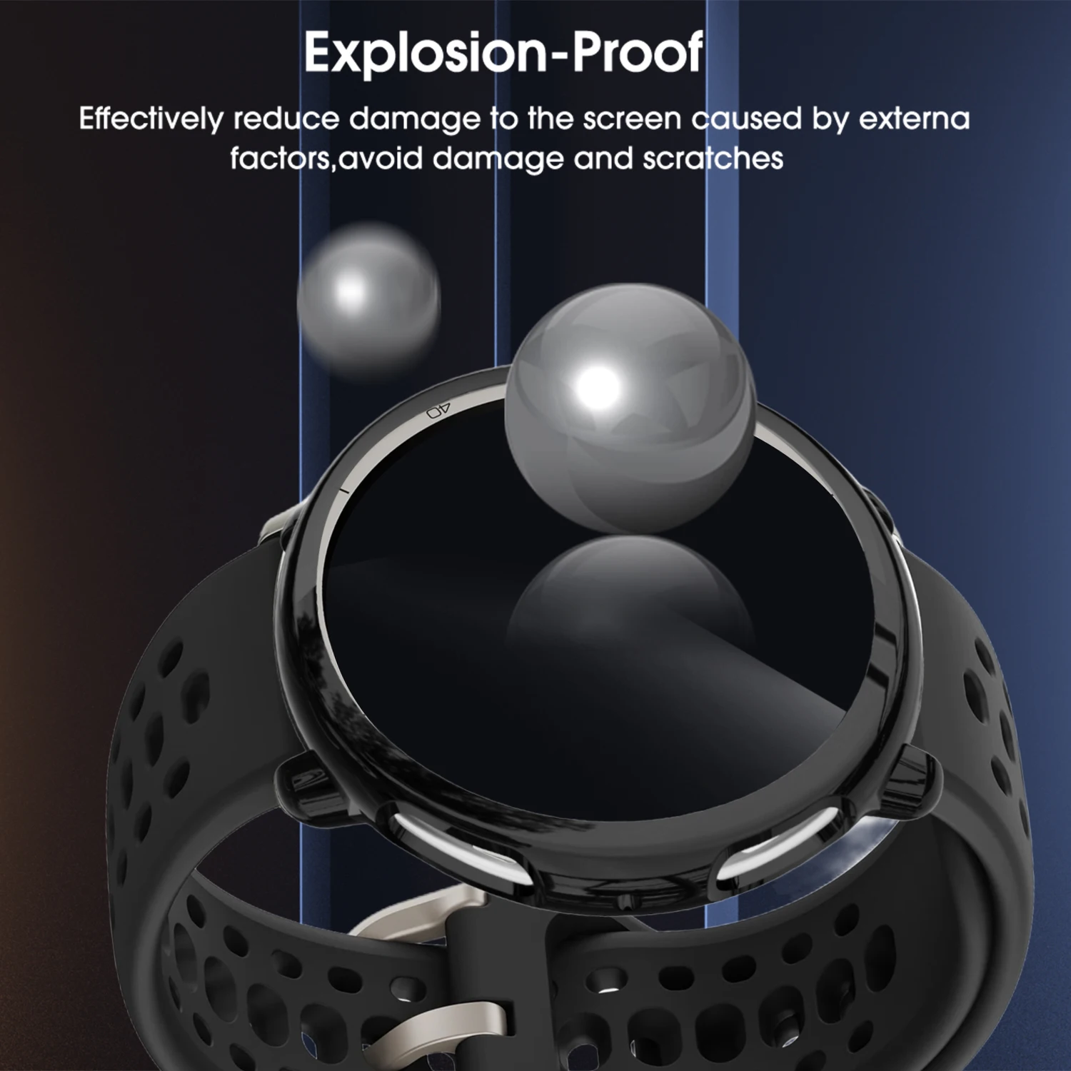 Funda protectora de pantalla para Amazfit Active 2, carcasa protectora completa de TPU suave para accesorios Active2 - imagen 5