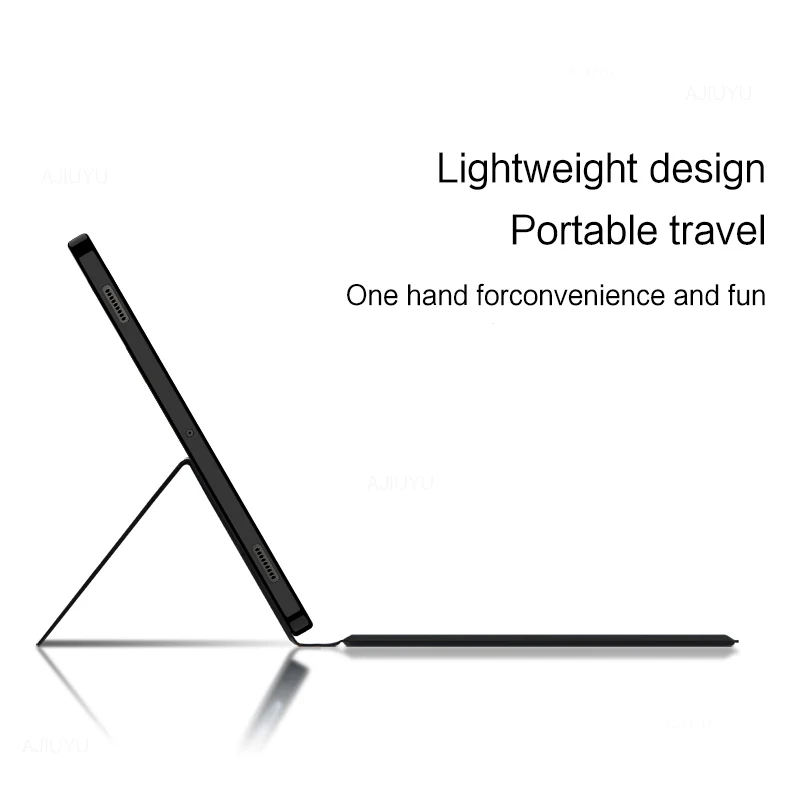 HUWEI-funda para Samsung Galaxy Tab S9 FE Plus FE + S9 + 12,4 ", con teclado de TrackPad, en español y portugués, 2023 SM-X610, SM-X616B - imagen 5