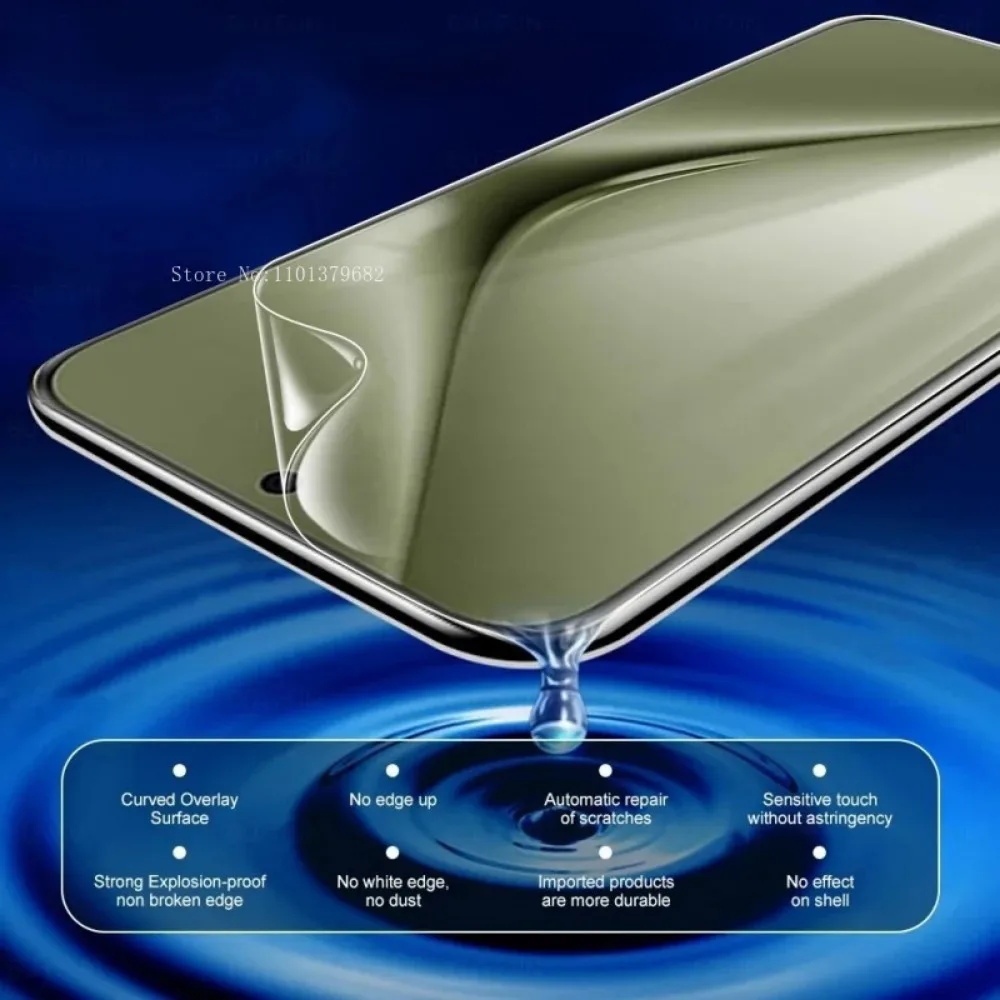 Película de hidrogel suave transparente HD, 4 Uds., para Huawei Pura 70 70 Pro Plus 70 Ultra P60 P60 Pro Plus Mate 60 60 Pro Plus sin vidrio - imagen 5