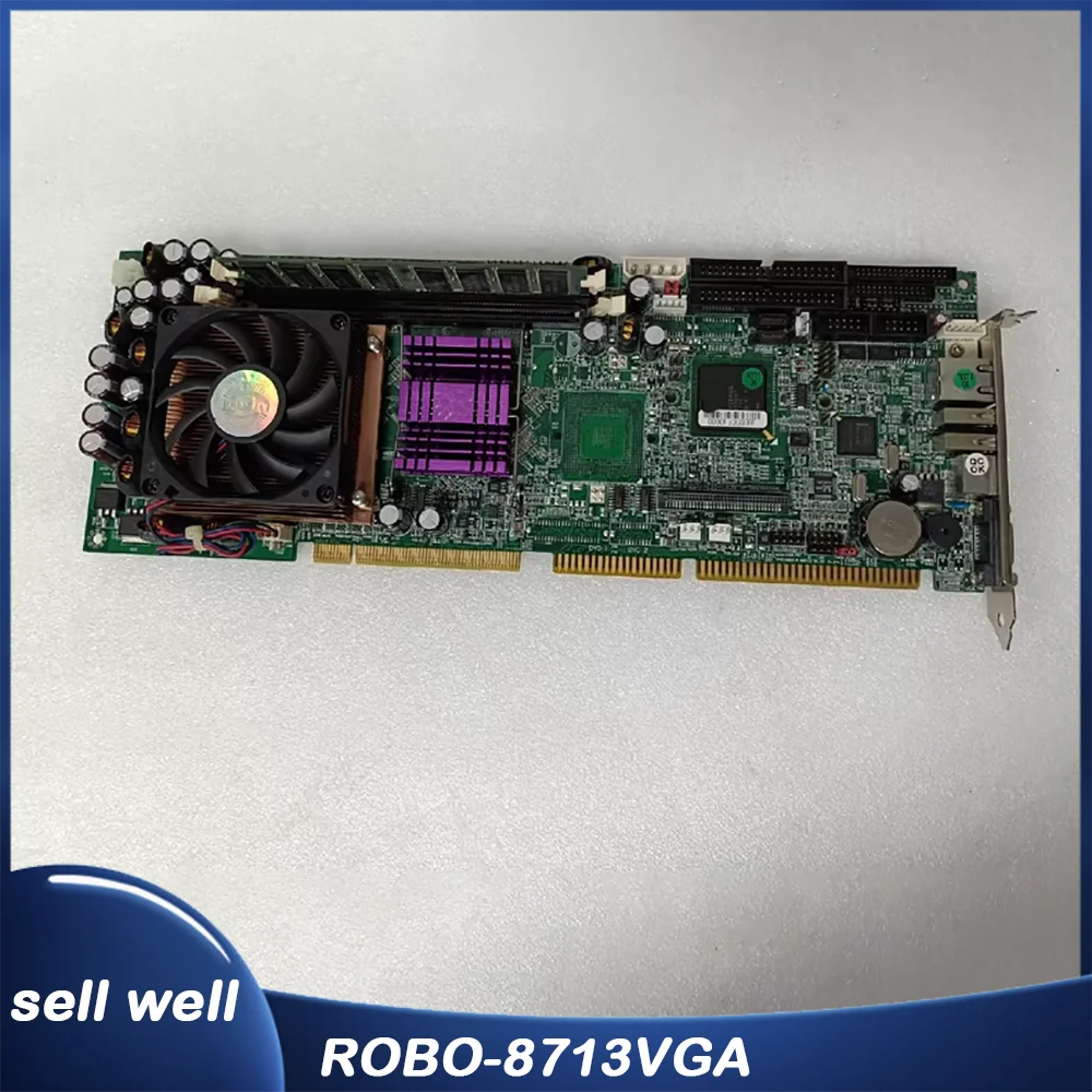 Placa base de computadora industrial con puerto de red único ROBO-8713VGA