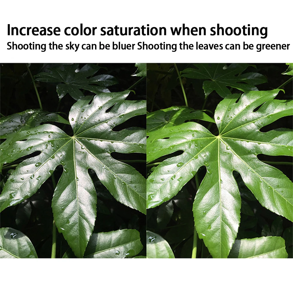 Filtro de teléfono de 52 mm Filtro polarizador circular CPL con clip para todos los teléfonos y lentes de cámara de 52 mm compatibles, para iPhone 15 14 - imagen 4