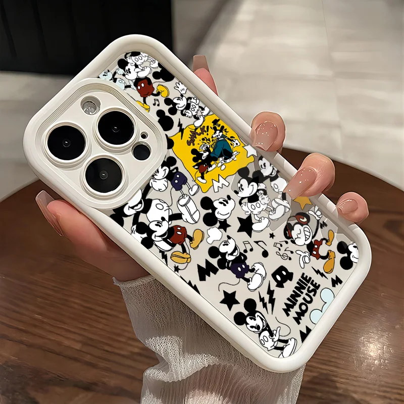 Retro Disneies Mickey nueva funda de teléfono para Vivo V40 V30 V30e V29e V29 V27 V27e V25 V20 V21 X100 X90 X80 X70 S1 Pro 4G 5G - imagen 3