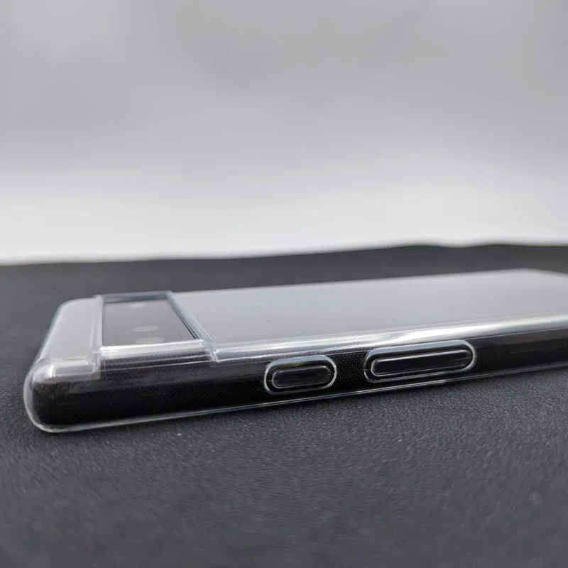 Funda de teléfono transparente de lujo para Google Pixel 6 6A 7 7A 7 8A 8 Pro 4A TPU a prueba de golpes funda transparente antihuellas - imagen 3
