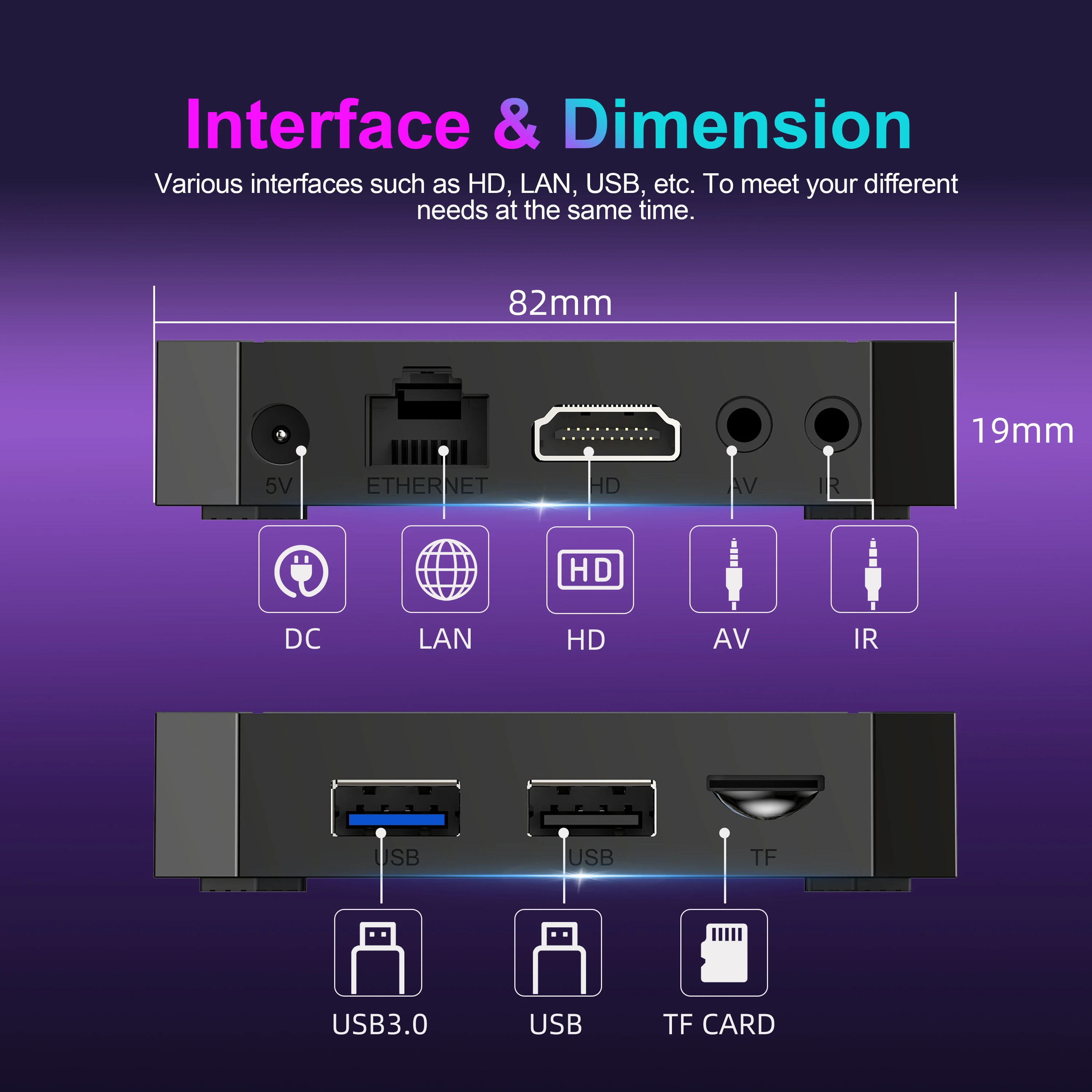 X96Q RK3518 Smart TV BOX Android 14 Rockchip RK3518 4K USB3.0 4K WIFI6 2G16G Set Top Box reproductor multimedia Android tv - imagen 5
