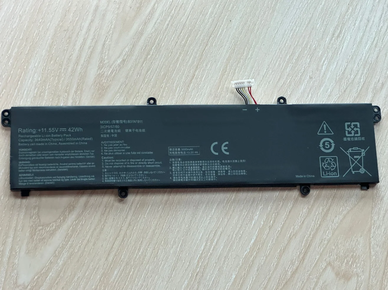 B31N1911 batería del ordenador portátil para ASUS VivoBook Flip 14 M413 M413DA TM420IA K413 X413 X421EA F413 Notebook X421DA X X413FF C31N1911 - imagen 3