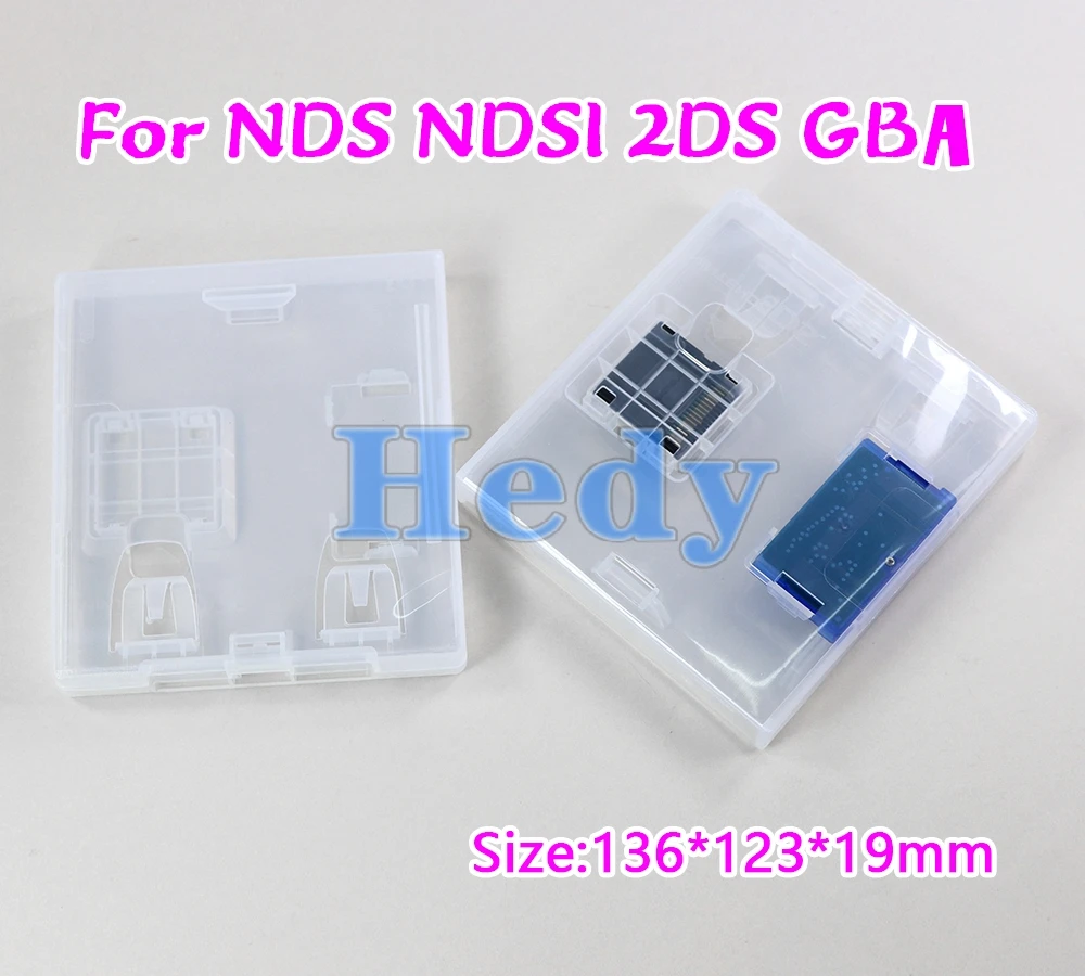 Caja protectora de carcasa de plástico para cartucho de tarjetas de juego PP de 20 piezas para NDS NDSi 2DS GBA, estuche de almacenamiento, carcasa de repuesto - imagen 2