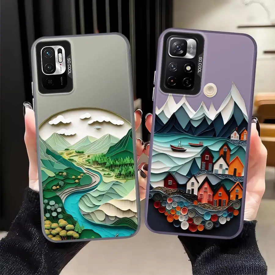 Funda trasera de teléfono con suspensión de cielo de verano para Xiaomi Mi 13T 11 Lite 12T Pro