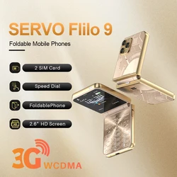 Flilo9 Teléfono Móvil Plegable 3G – Pantalla 2,6 Pulgadas Dual SIM