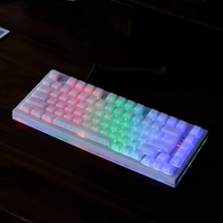 Aifei Keycaps Blancos ABS Doble Inyección Perfil Cherry