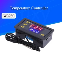 W3230 Mini Termostato 12V 24V 220V Calefacción Refrigeración