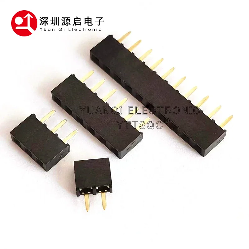 20 piezas de perfil corto PH5 de una sola fila, 1x2P/5P/6P/10P/15P/40P, PCB chapado en oro, Conector de enchufe hembra, 2,54mm - imagen 3