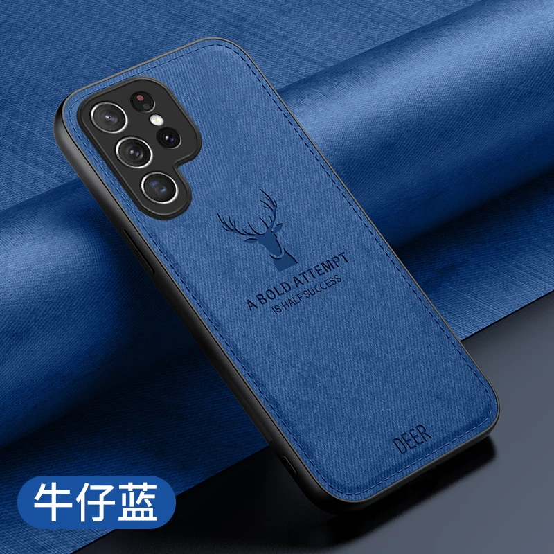 Funda para Samsung S25 Ultra S25 +, funda de tela tejida de lujo para Samsung S25 Plus, protección de cámara de silicona, parachoques a prueba de golpes - imagen 2