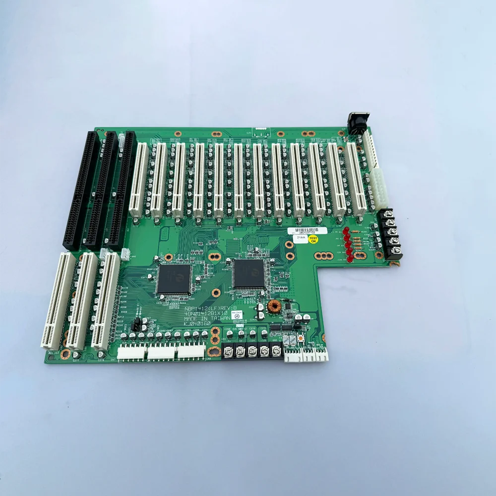 Placa base de computadora de control industrial Placa base de 14 ranuras 12 PCI NBP1412 (LF) REV: B - imagen 3