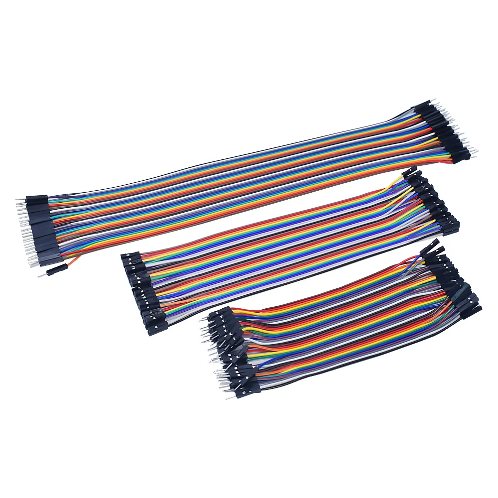 Cable de Cable Dupont de 40 Pines, 15CM, 20CM, 30CM, 40CM, macho a macho + hembra a hembra, para arduino - imagen 2