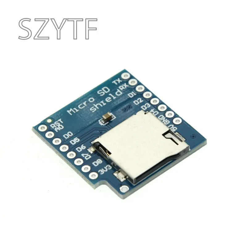 Escudo de tarjeta Micro SD para WeMos D1 mini - Placa de expansión SD TF, interfaz SPI para registro de datos - imagen 4