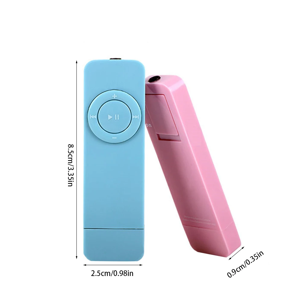 Reproductor de MP3 USB 3, interfaz de 5mm, reproductor multimedia recargable, portátil, dispositivo de reproducción WMA, azul - imagen 5