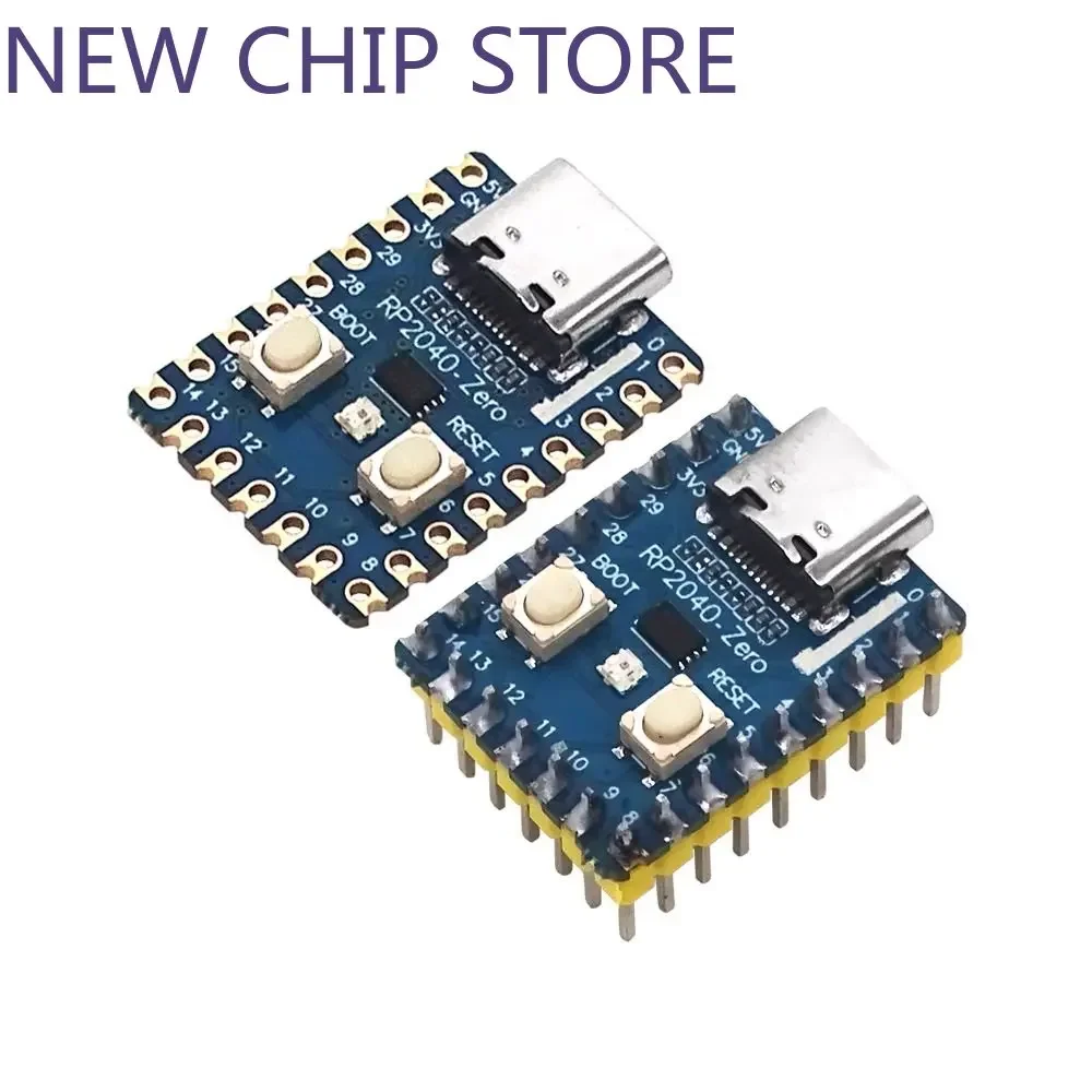 50 unids/lote RP2040 Zero para Raspberry Pi RP2040-Zero microcontrolador PICO Placa de desarrollo procesador de doble núcleo Original al por mayor - imagen 5