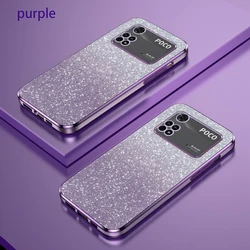 Funda Silicona Xiaomi POCO M4 Pro / X4 Pro – Brillo Plateado Protectora