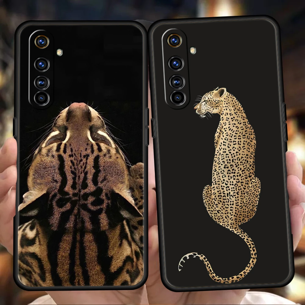 Funda de teléfono con estampado de leopardo y tigre para Realme 13 12 11 10 9 8 5G 7 C25 C35 GT5 GT3 GT2 Pro Plus para Realme GT Neo 2 3 3T 5