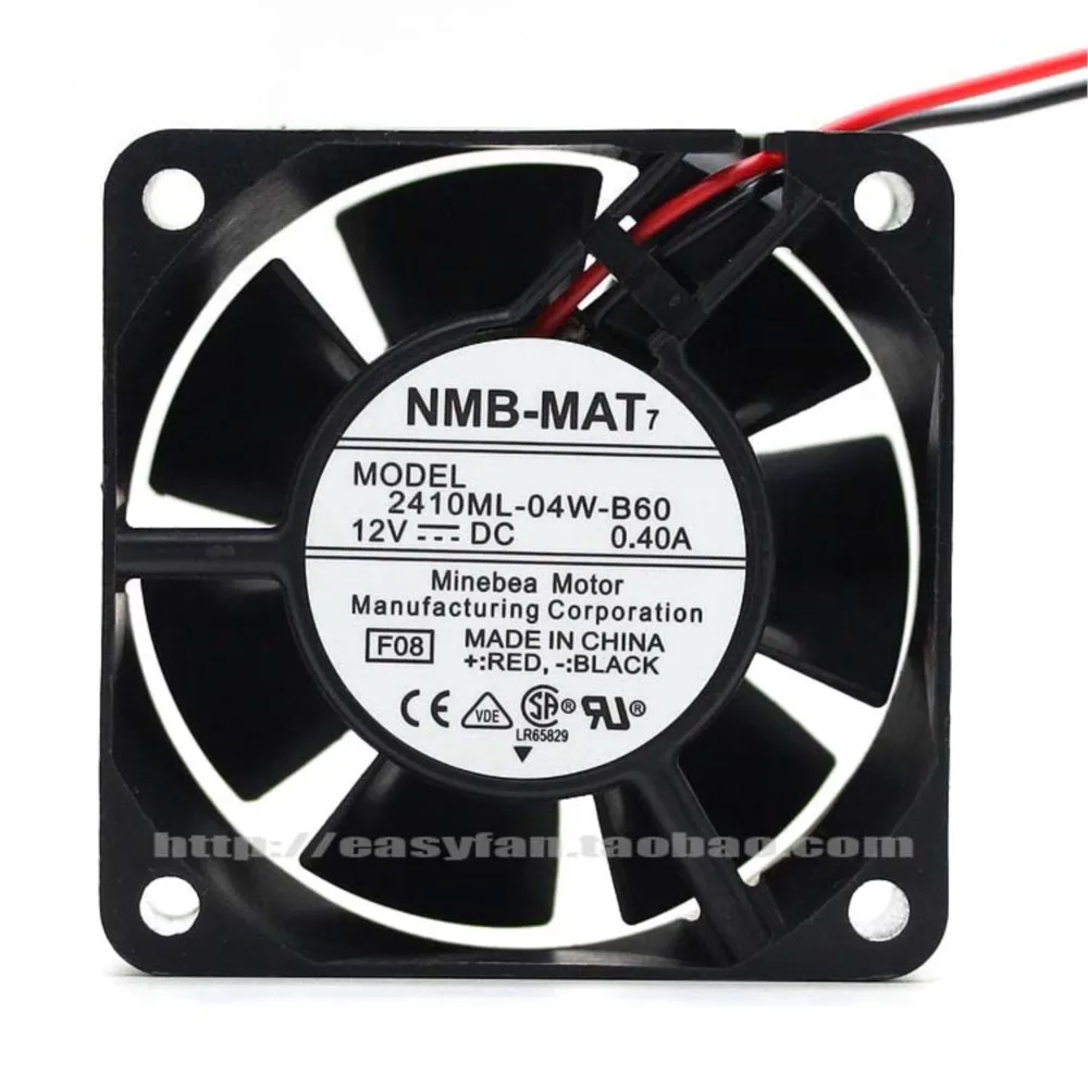 NMB 2410ML-04W-B60 Ventilador 60 mm DC 12V con rodamientos dobles - imagen 2