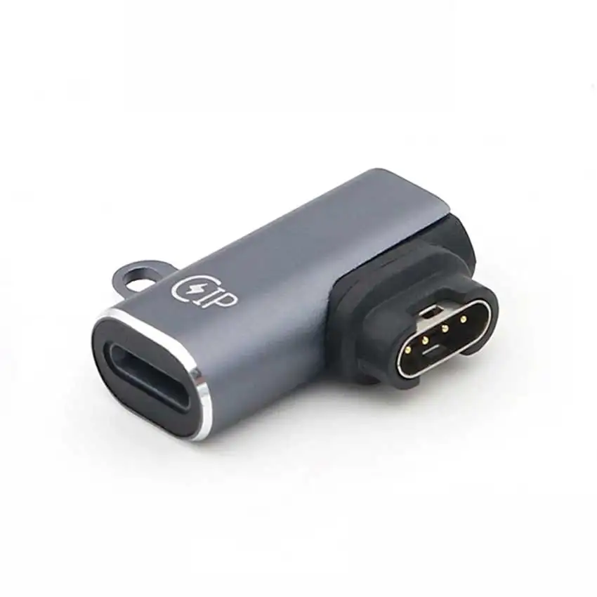 1/3 Uds Micro tipo C IOS USB a conector de 4 pines adaptador de carga enchufe para Garmin Fenix 7 6 5 7X 6X 5X Venu 2 Plus convertidor de reloj - imagen 3