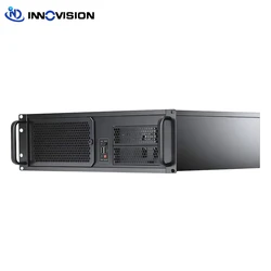 Orferta de fábrica, caja de servidor compacta de montaje en Rack 3u, compatible con placa Mirco ATX, bahías de CD ROM duales, carcasa CCTV 3U
