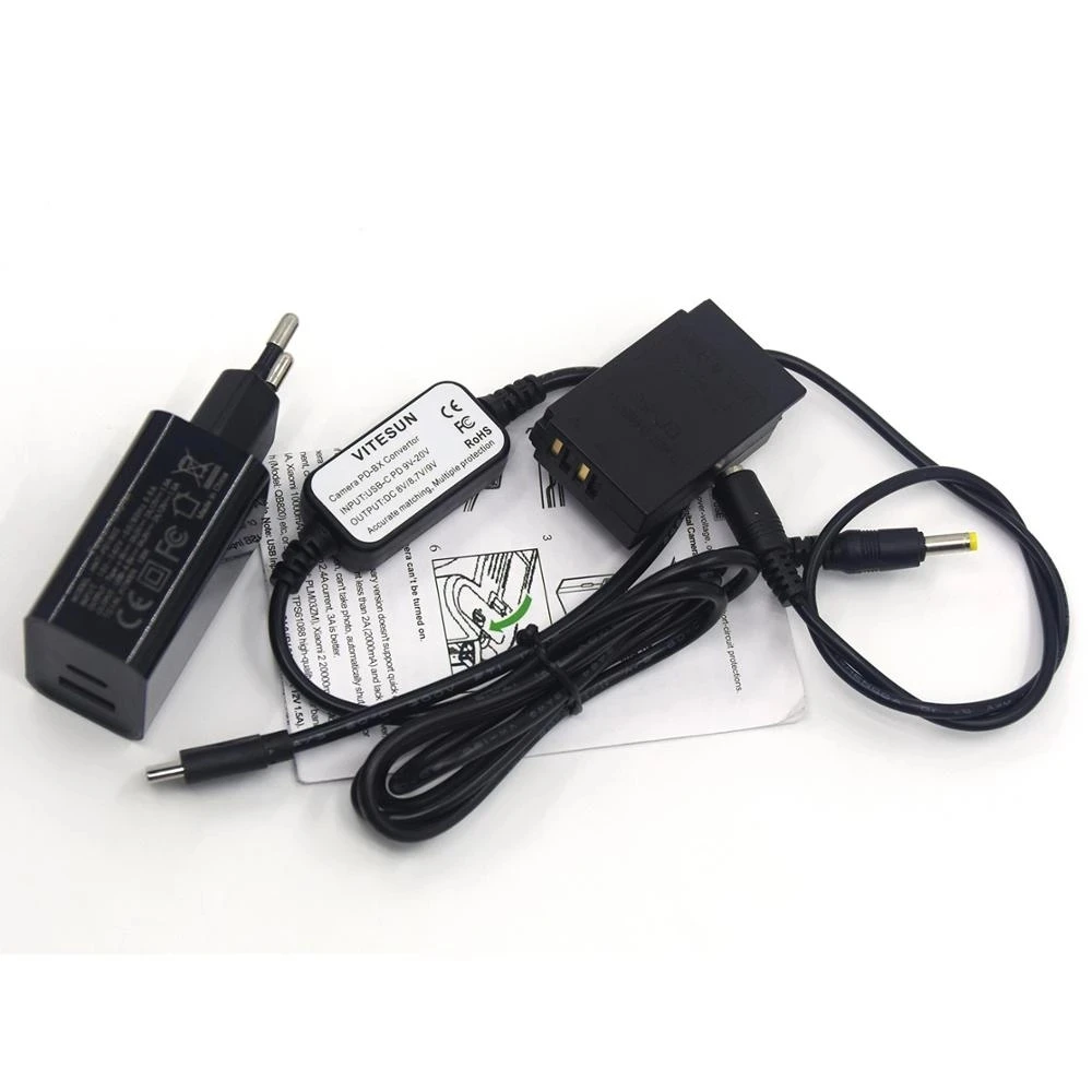 Acoplador de EP-5C EP5C DC, batería ficticia de EN-EL20, Cable de Banco de energía USB tipo C, adaptador de cargador PD para Nikon 1J1 1J2 1J3 1S1 1AW1 V3 - imagen 5