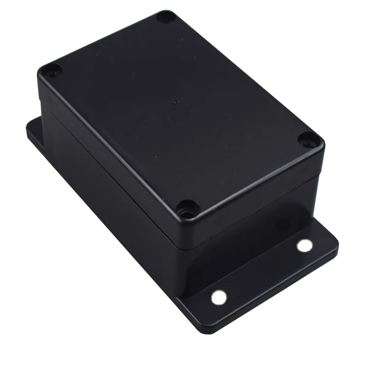 Caja impermeable ABS, caja de seguridad electrónica, cajas de plástico, caja de conexiones de alambre negro, organizador de plástico, caja impermeable IP67 - imagen 2