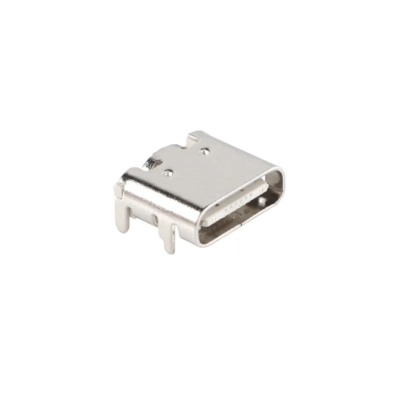 Conector USB Tipo-C Hembra de 10 Piezas, 6P/16P, 4 Pines Fijos, SMD, Alta Corriente, Carga Rápida, Conector USB para Puerto de Carga de PCB - imagen 3