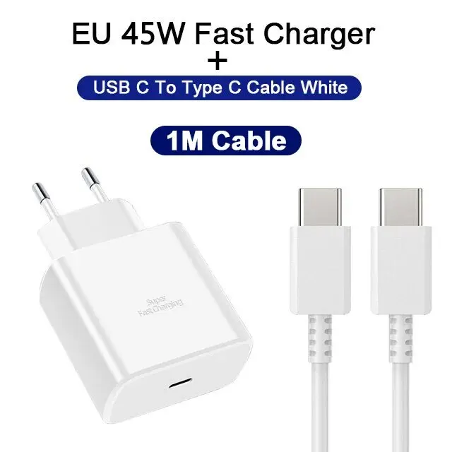 EU White Charger