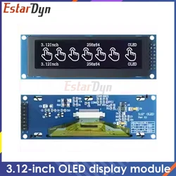 Módulo OLED SSD1322 de 3,12 pulgadas, 256 × 64, SPI/I2C