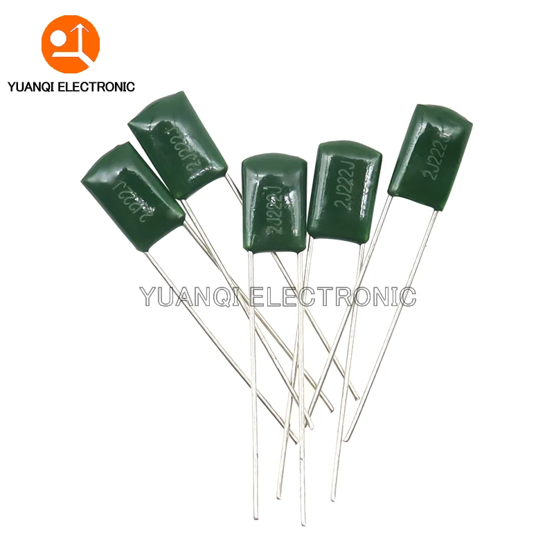 50 Uds 630V condensador de película de poliéster 102 152 103 223 333 473 2J102J 2J152J 2J222J 2J472J 2J682J 2J103J 2J223J 2J333J 2J473J - imagen 4