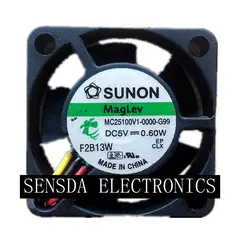 Ventilador Sunon 25mm Refrigeración Alta Velocidad para Servidor