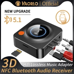 Receptor Bluetooth NFC 3D Estéreo AUX RCA 3,5 mm con TF