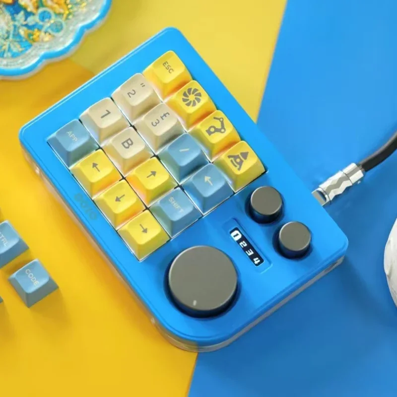 DOIO 16 teclas, teclado de diseño, tres perillas, personalizado, teclado mecánico, personalizado KB16-01 - imagen 2