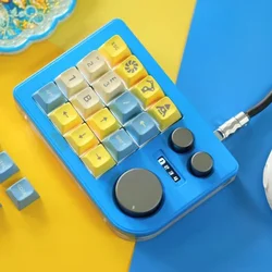 DOIO KB16 Teclado Mecánico Personalizable con Tres Perillas