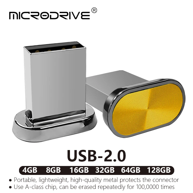 Unidad Flash USB Super Mini, Pendrive resistente al agua de 64GB, 32GB, 16GB, 8GB, 4GB, capacidad Real - imagen 4