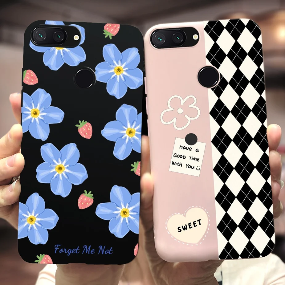 Funda de silicona blanda para teléfono Xiaomi Mi 8 Lite, carcasa bonita pintada con caramelo, Mi8Lite - imagen 4