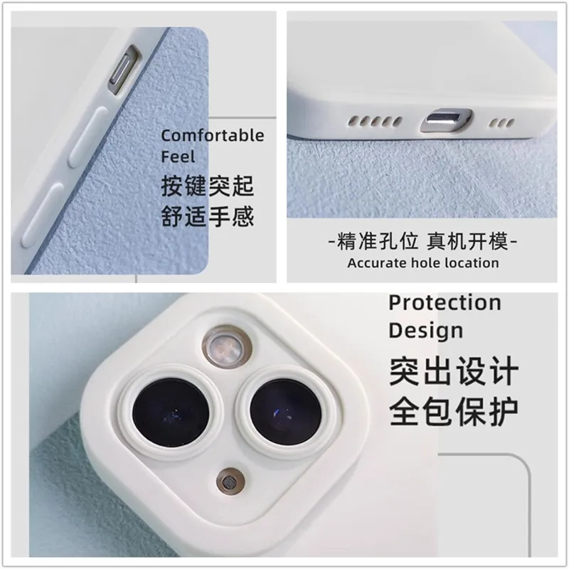 Para Xiaomi Poco X6 Pro Funda Poco X6 M6 Pro 4G Funda suave Ojos de Ángel Fundas protectoras de silicona líquida para teléfono Poco X6 Pro Funda - imagen 3