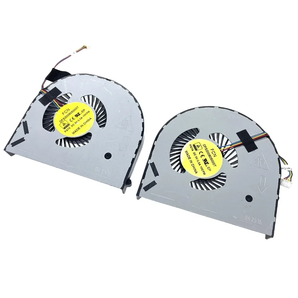 Nuevo ventilador de refrigeración para CPU + GPU de ordenador portátil para DELL 2015 Alienware 15 17R2 17R3 17 R2 17 R3 P43F Series DFS 200805000 T FG79 FG7A CC5V 0,5A - imagen 2