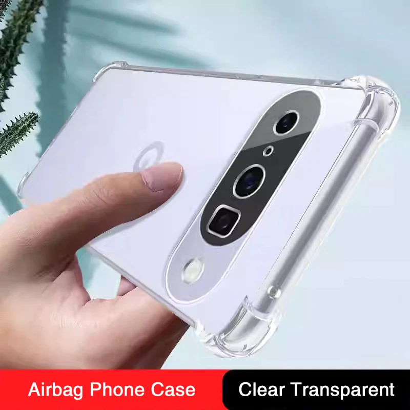 Funda de silicona suave para Google Pixel 10 Pro/10 Pro XL 5G Airbag TPU funda protectora transparente para teléfono diseño delgado a prueba de golpes - imagen 2