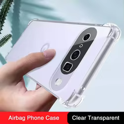 Google Pixel 10 Pro/10 Pro XL – Funda TPU Transparente Antigolpes